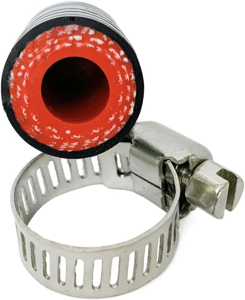 bekelan 5/16" (8mm) Black High Temperature 3-ply Reinforced Silicone Bypass Cap With Clamp,For Turbo Bypass Valve/Vacuum/Throttle Body Water Port/Heater Core/Fix Leak - Image 3